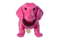 Preview: Wackeldackel lackiert groß pink 29cm - mit Echtheits-Zertifikat